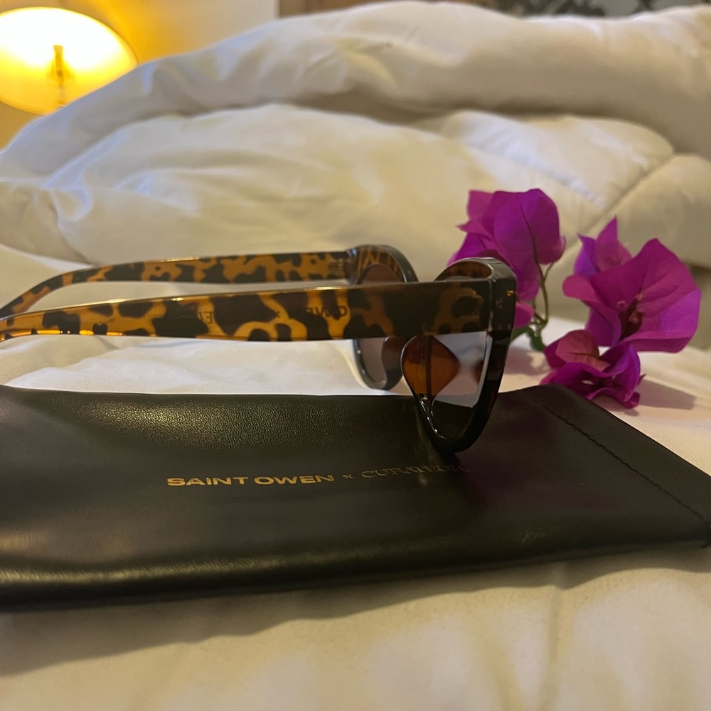 ***Sold**Brand New Saint Owen x CURATEUR WYLDE Tortoise Shell Sunglasses - Picture 5 of 9